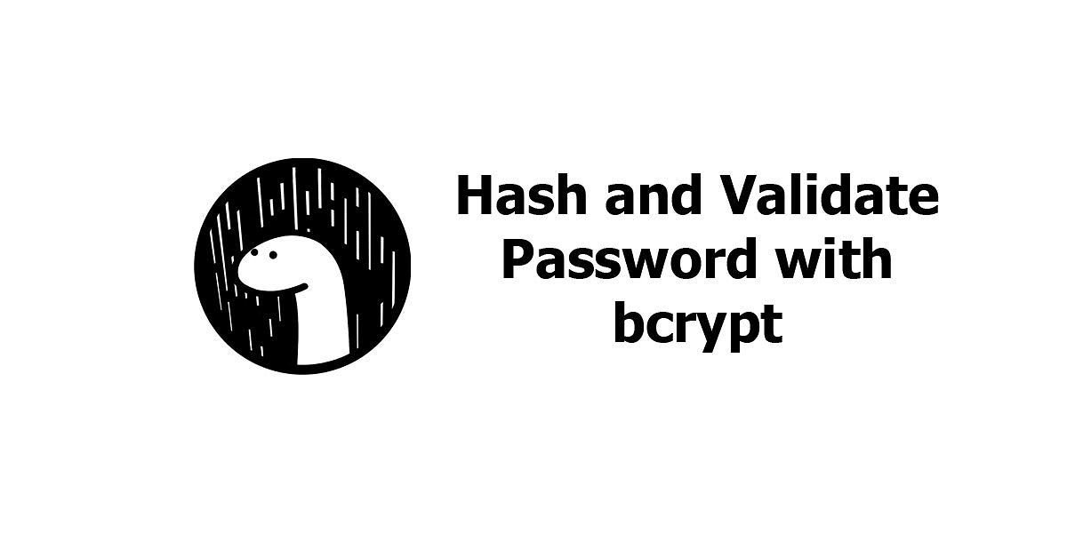 Deno - Hash and Validate Password with bcrypt Examples
