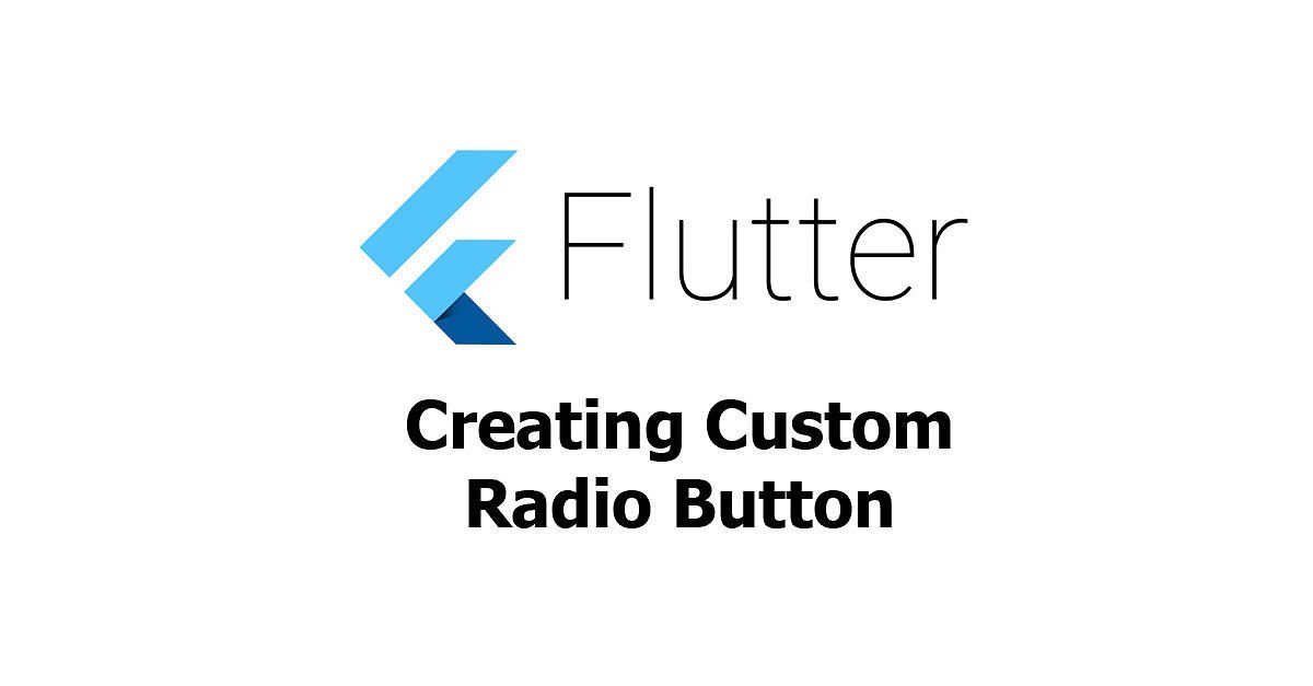 flutter form radio button