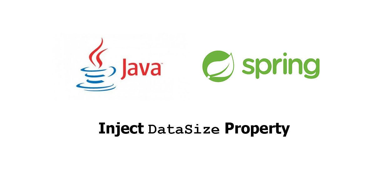 Spring Boot - Inject Data Size Property