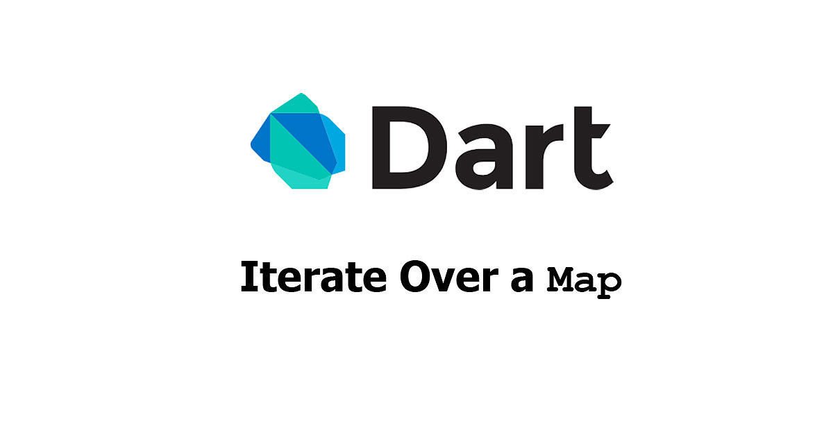 Dart/Flutter - Iterate Over a Map