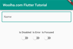 Flutter - Text Field - OutlineInputBorder - Enabled