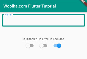 Flutter - Text Field - OutlineInputBorde r- Focused